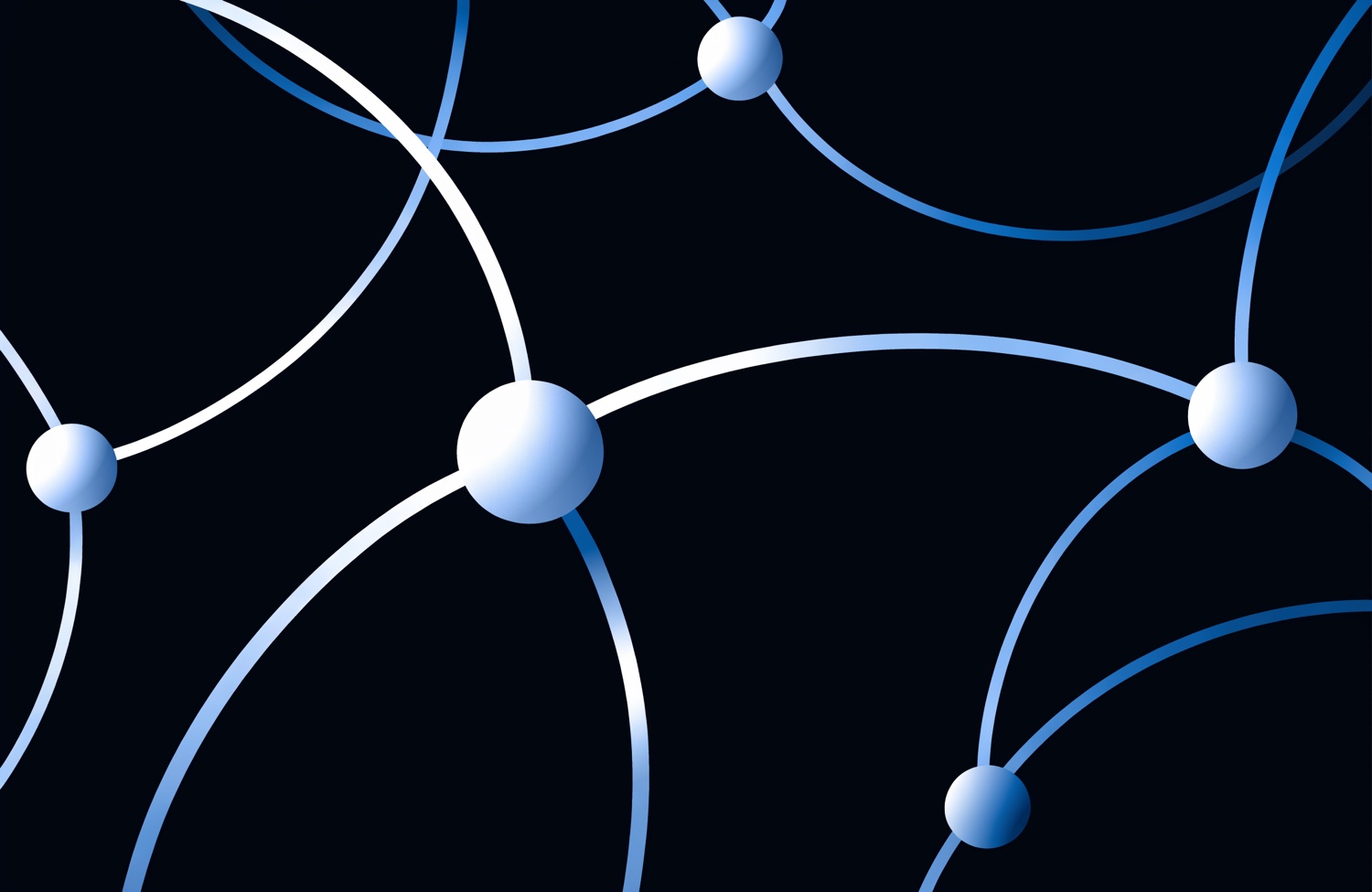 Abstract signal artwork evoking connected healthcare systems